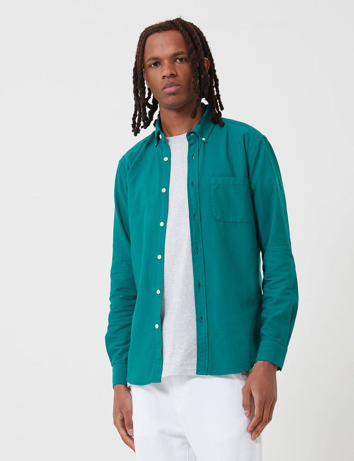 Portuguese Flannel Belavista Shirt - Billard Green