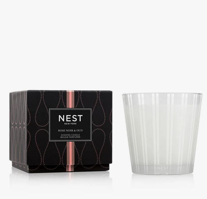Rose Noir & Oud 3 Wick Candle