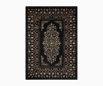 Laurel Eleanor Power Loomed Rug - Black