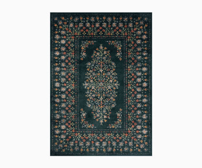 Laurel Eleanor Power Loomed Rug - Navy