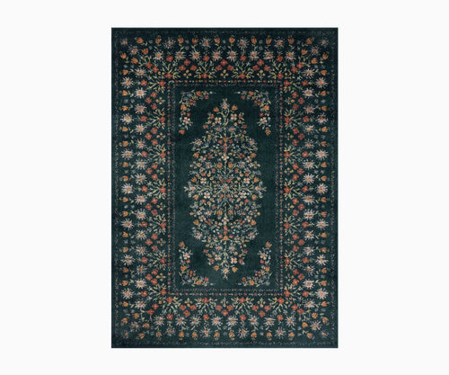 Laurel Eleanor Power Loomed Rug - Navy