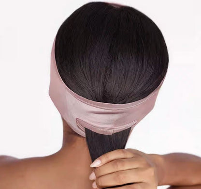 Blush Satin Sleep Headband