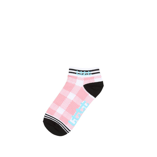 Shuffle Socks - Pink Check