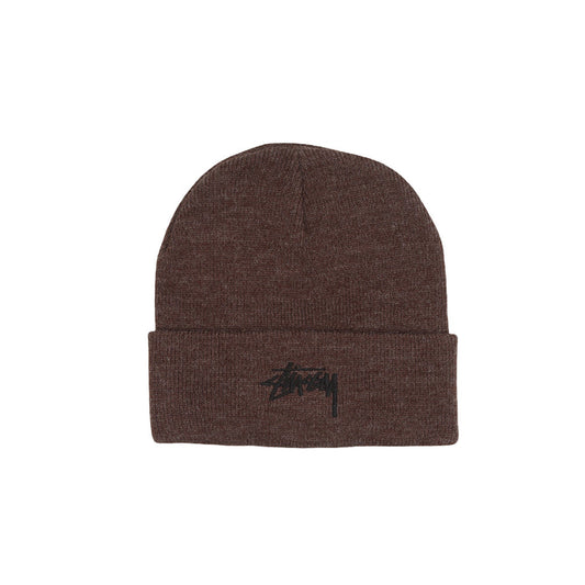 Stock Cuff Beanie - Heather Brown