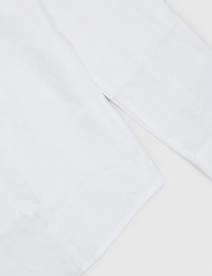 Suit Grandad Oxford Shirt - White