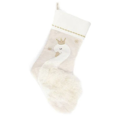 Swan Princess Christmas Stocking