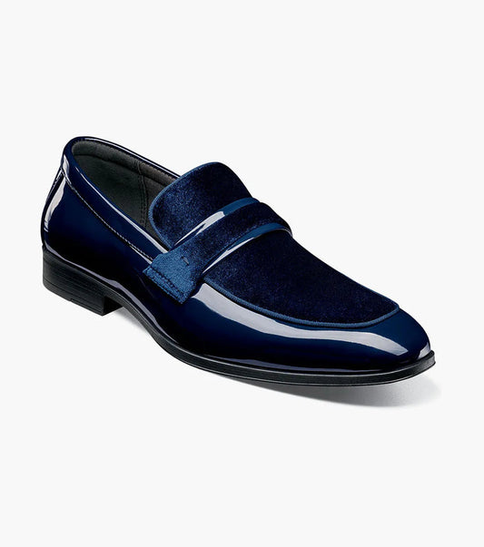 The Spratley – Navy | Moc Toe Saddle Loafer – KCT Menswear