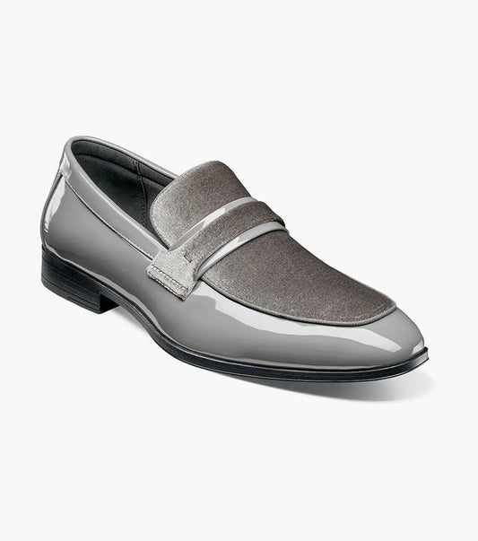The Spratley – Slate Gray | Moc Toe Saddle Loafer – KCT Menswear