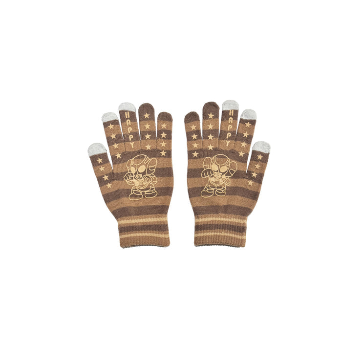 Ultrahappy Star Gloves - Brown