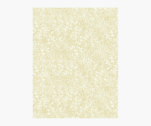 Champagne Dots Wallpaper Sample - Metallic Gold & White