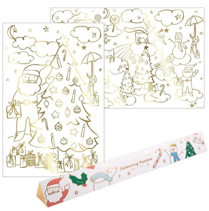 Christmas Coloring Posters